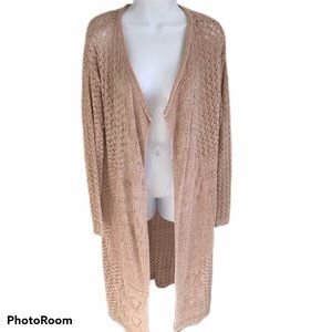 Knox Rose Long Pink Sweater XL